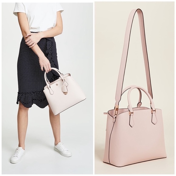 Tory Burch Robinson Medium Triple Compartment Tote - Picture 12 of 12